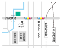 伏見区社会福祉協議会アクセスマップ