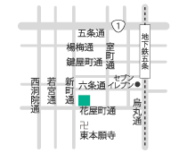 下京区社会福祉協議会アクセスマップ