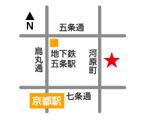 京都市社協アクセスマップ